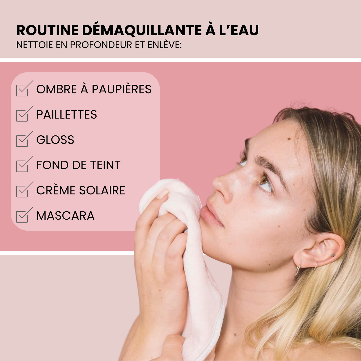 Serviette Démaquillante