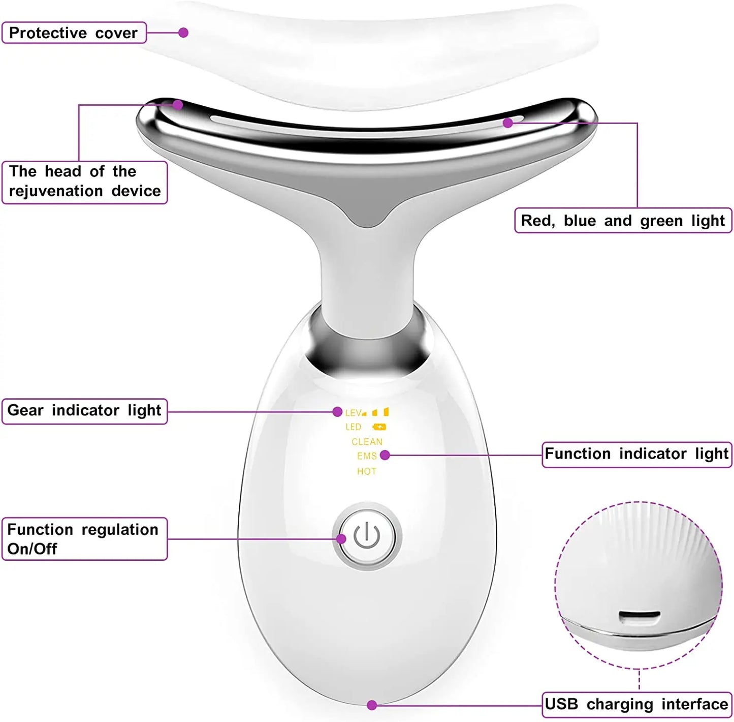 Glower - Neck & Face EMS